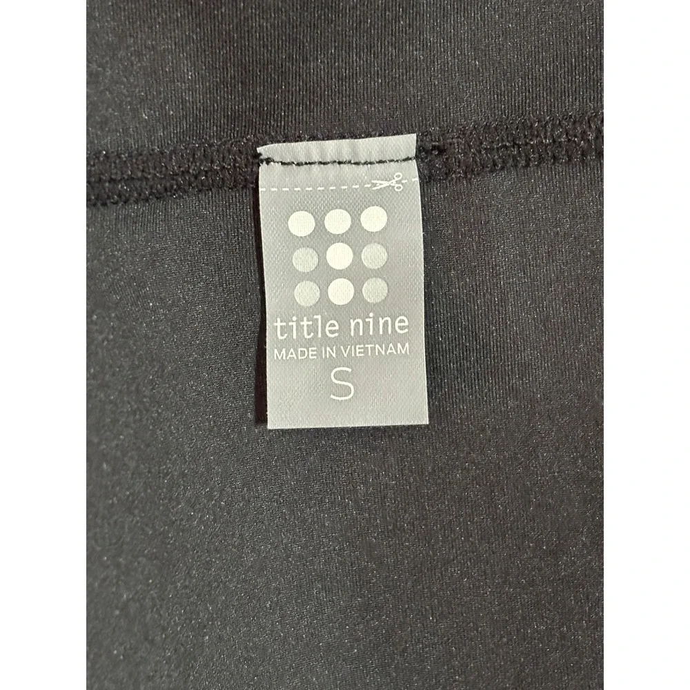 Title Nine MadDash Skirt Origami Black Reversible Athletic Mini Pockets Sz S NEW - Picture 6 of 11